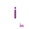 Logo de Prism'in en version blanche