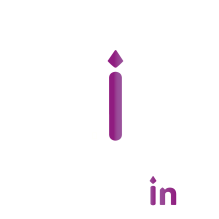 Logo de Prism'in en version blanche